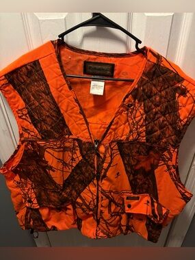 Remington Orange and Brown Camo Hunting Vest